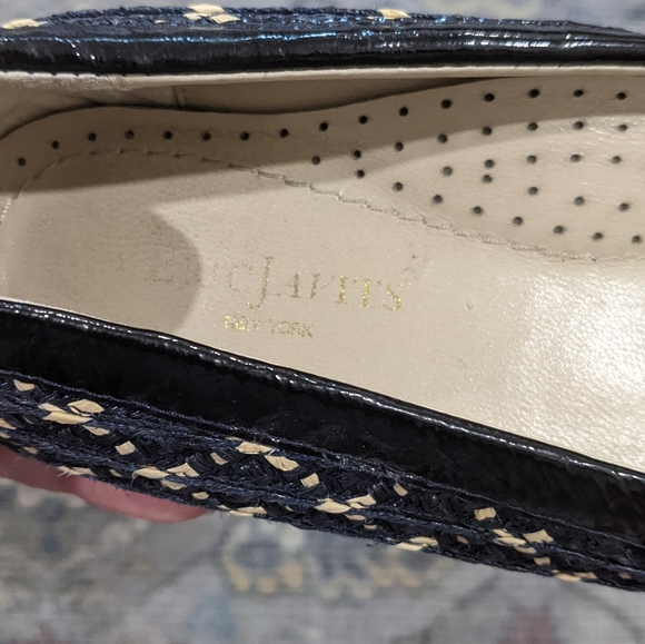 Eric Javits | Raffia and leather woven loafers - Picture 5 of 7